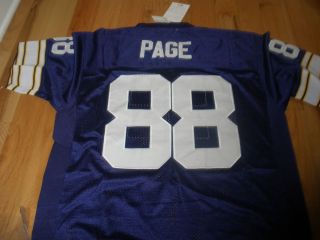 Alan Page Minnesota Vikings Football Jersey shirt size 52 XL Notre 