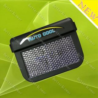 Solar Powered Car Auto Air Vent Cooling Cool Cooler Fan