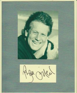 Ryan ONeal Autograph Signed Display HUNK ACTOR Signature COA AUTHENTIC