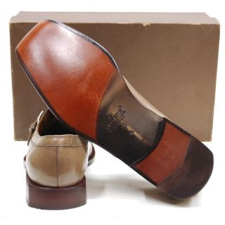 New $395 Aldo Brue Italy Monk Strap Shoes Men 13 M