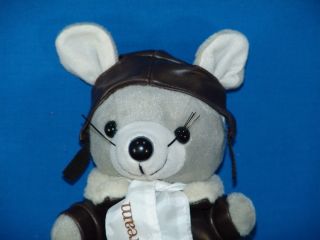 Gulfstream Pilot Jacket Plush Mouse Airplane Mouse Toy