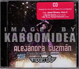 Alejandra Guzman 20 Años En Vivo Moderatto CD DVD New