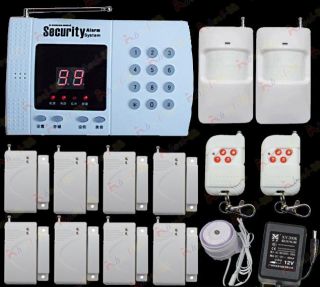 Wireless House Home Alarm Security System Auto Dialer W