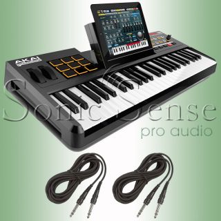 Akai Synthstation 49 Key USB MIDI Keyboard iPad Tablet Controller TRS 