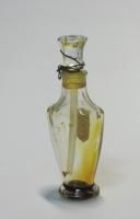 RARE Empty Perfume Crystal Glass Bottle Jean DAlbert