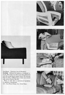 1969 Modern Upholstered Furniture Mid Century and Old School Design 
