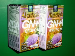 Alcachofa Artichoke FROM MEXICO 60 capsules lose weight fat Herbal 