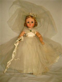 Early Vintage 60s Madame Alexander Elise Bride Doll  