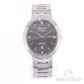 Mens Alexandre Christie 8A10M Sapphire Tungsten Watch