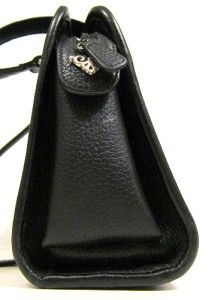 Brighton Collection Alesha Black Leather Handbag