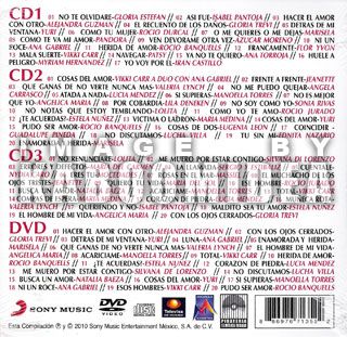  HERIDAS ENAMORADAS CD DVD Alejandra Guzman Rocio Durcal Gloria Estefan