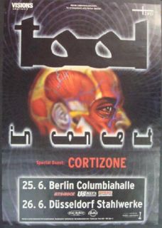 Tool Alex Grey Berlin 2001 Concert Poster Original