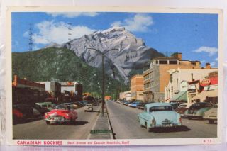 Alberta Canada Rockies Banff Postcard Old Vintage Card View Standard 