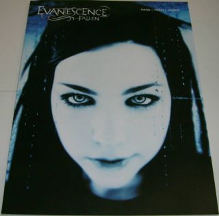 Evanescence Fallen Piano Vocal Chords Song Book Amy Lee