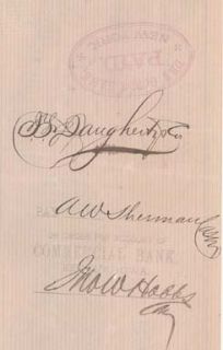 1875 Albia Iowa JH Drake Keokuk John Hobbs Daugherty