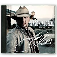 Brand New Jason Aldean Night Train Autographed Signed CD 15 Songs 