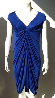 Alexander McQueen Sapphire Blue Dress Size M