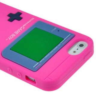 Peachblow Game Boy Style Silicone Case Cover Skin Protector for iPhone 