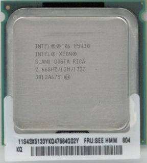 Intel Xeon E5430 Quad Core 2.66GHz 1333MHz 771pin 12MB SLANU 