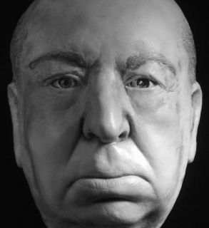 Alfred Hitchcock Bust Full Life Mask Sculpture Psycho