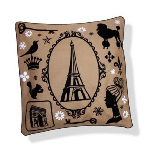 All Things Paris France French Eiffel Tower Pillow