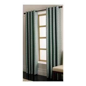 Allen Roth Vernon Blue Grommet Window Panel, Drape, Curtain, 56 in. x 