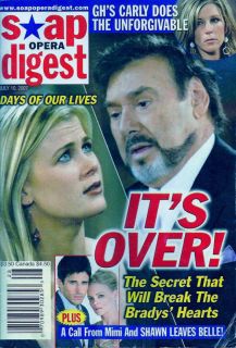Days of Our Lives Joseph Mascolo Alison Sweeney July 10 2007 Soap 