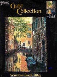 Candamar Counted Cross Stitch Kit Venetian Back Alley