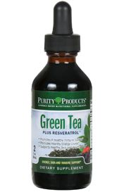 Purity Products Green Tea Plus Resveratrol Healthy Energy Skin Immune 