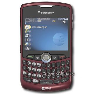 Mint Alltel Blackberry Curve 8330 Smartphone GPS BT 2MP Camera Red 
