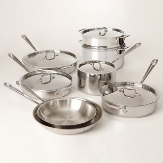 Brand New All Clad Stainless Steel 13 Piece Cookware Set to cook like 