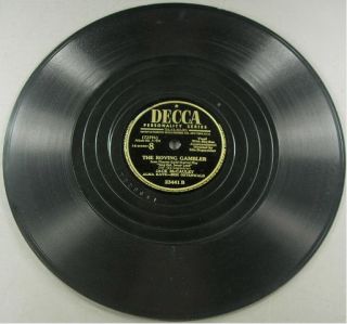   Sing Out Sweet Land 78 RPM DECCA Records A 404 Burl Ives Alfred Drake
