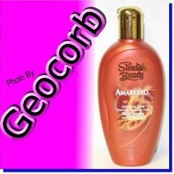 Swedish Beauty Amaretto Bronzer Tanning Bed Lotion 054402650158