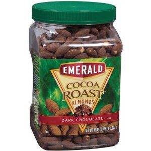 Emerald Cocoa Roast Dark Chocolate Almonds 38 Oz