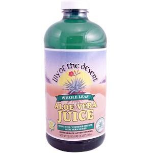 Whole Leaf Aloe Vera Juice 32 oz 1 Quart From Lily of the Desert