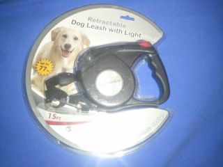 Furry Friends Co 15 Retractable Pet Leash with Light for Large Dogs 