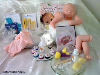 Reborn Baby Doll Deluxe Starter Kit Using Authentic Reborn Paints 