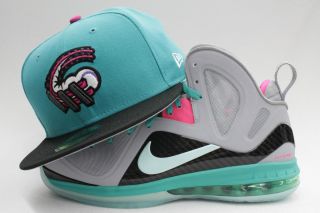 Altoona Curve Lebron 8 9 South Beach Matching New Era Fitted Cap Hat 