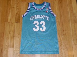 Champion Alonzo Mourning Charlotte Hornets Youth NBA Throwback Replica 