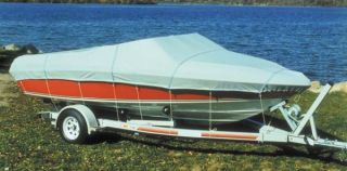 Aluminum Fishing O/B Greystone Boat Cover Length 17 6 Beam 85