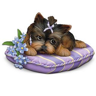 Love Never Forgets Alzheimers Research Charity Yorkie Figurine
