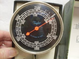 vintage taylor auto altimeter 6203