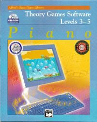 Alfred Piano Library Theory Games Kids Software CD 3 5
