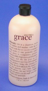 philosophy amazing grace huge 32 fl oz shampoo bath shower gel new 