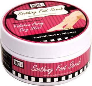 New Soothing Foot Scrub by Hoof Almond Butter Scent Conditions 