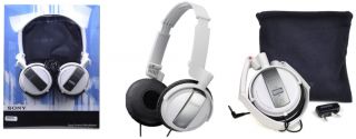 Sony MDR NC7 MDRNC7 Noise Canceling Airplane Headphones iPod  White 