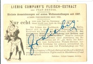 Liebig Extract Trade Card Ambroise Thomas Opera Compose