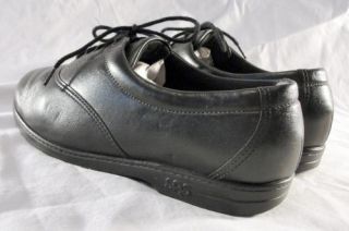 Womens SAS Black Whisper Walking Shoes 5 5 WW Extra Wide San Antonio 