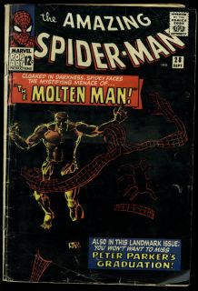 Amazing Spider Man 28 1st App Origin of Molten Man