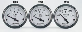 Autometer American Platinum Electrical Fuel Level Gauge 2 1 16 Dia 
